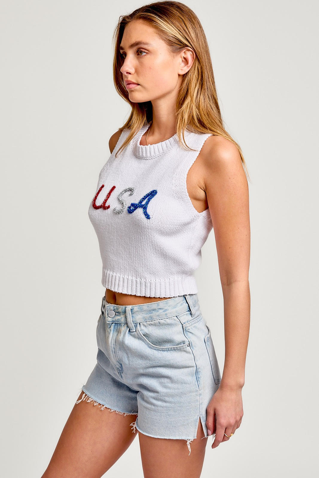 USA Sweater Tank Top