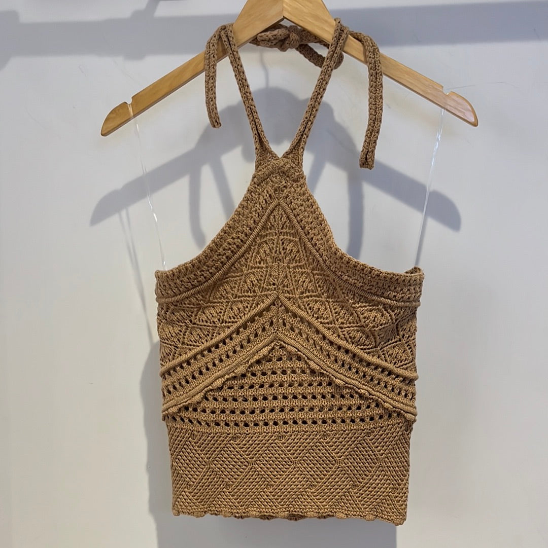 Daphne Crochet Halter Top