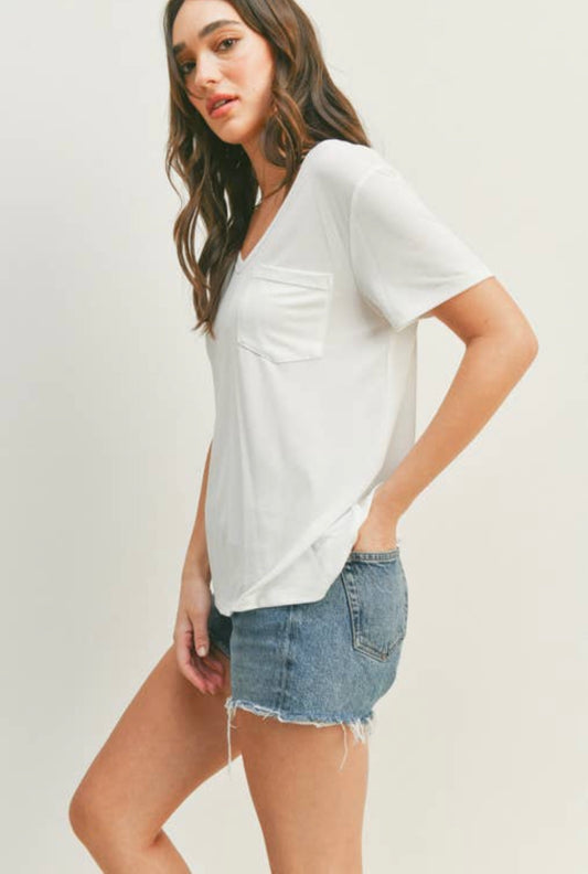 V-Neck Basic Top